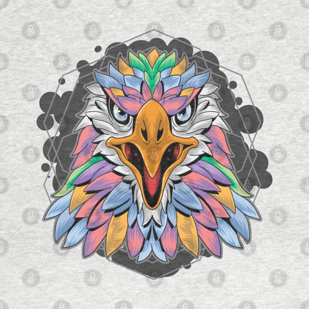 eagle full color feather by Mako Design 